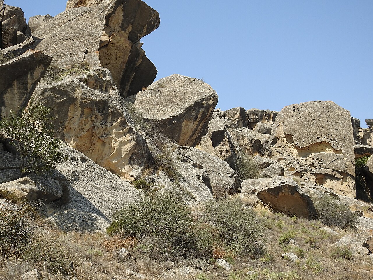 Photograph of Gobustan Rock Art, Baku